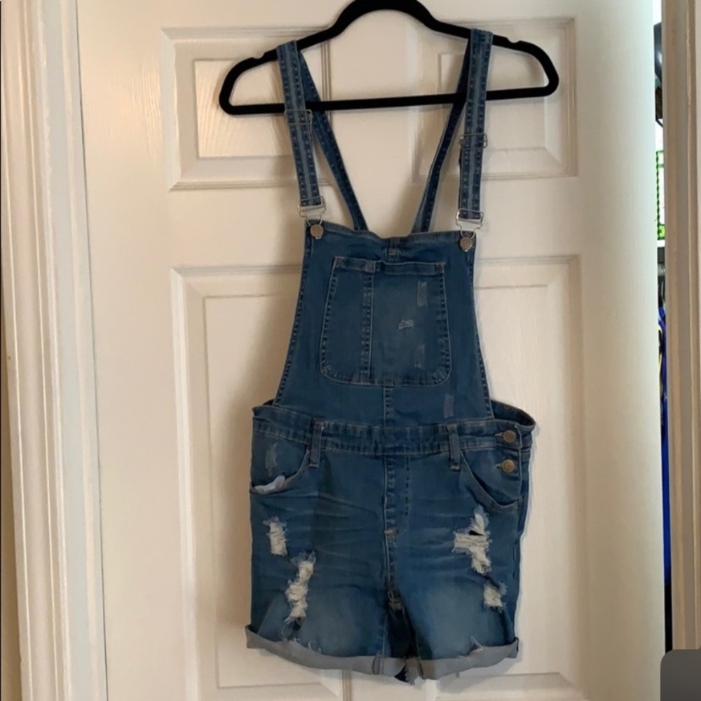 Denim Overalls